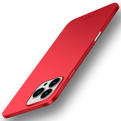 For iPhone 16 Pro MOFI Frosted PC Ultra-thin Hard Phone Case(Red) - iPhone 16 Pro Cases by MOFI | Online Shopping UK | buy2fix