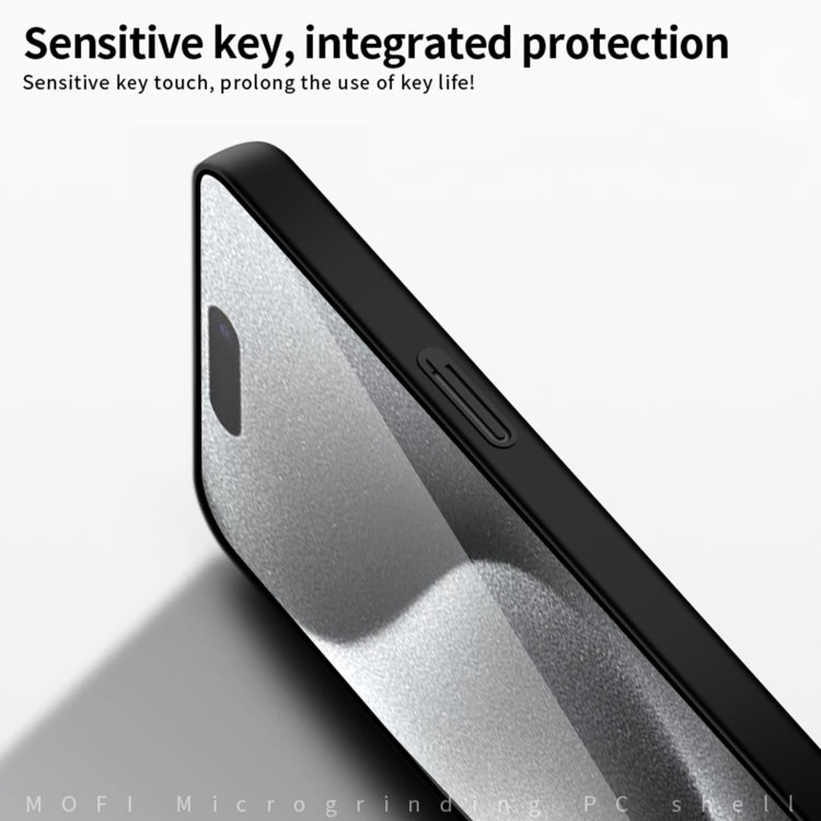 For iPhone 16 Pro Max MOFI Frosted PC Ultra-thin Hard Phone Case(Black) - iPhone 16 Pro Cases by MOFI | Online Shopping UK | buy2fix