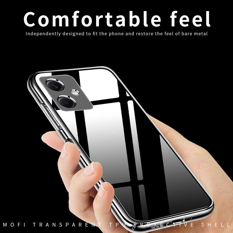 For Xiaomi Redmi 12R / Note 12R MOFI Ming Series Ultra-thin TPU Phone Case(Transparent) - Xiaomi Cases by MOFI | Online Shopping UK | buy2fix