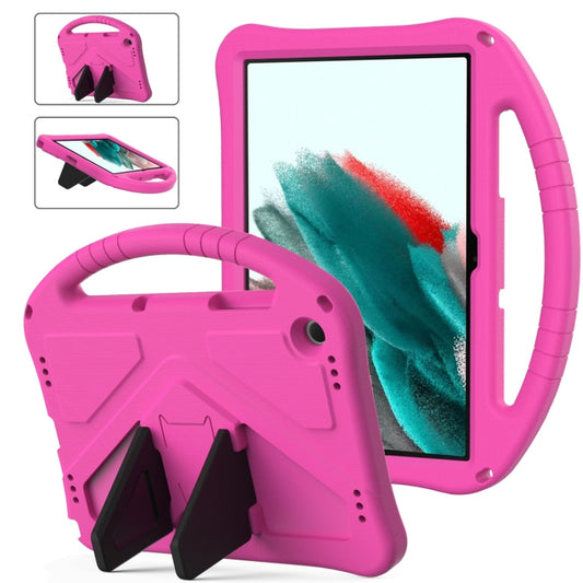 For Samsung Galaxy Tab A9+ EVA Shockproof Tablet Case with Holder(Rose Red) - Galaxy Tab A9+ by buy2fix | Online Shopping UK | buy2fix