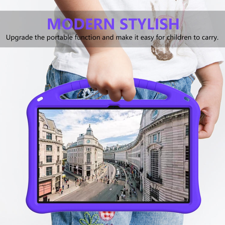 For Samsung Galaxy Tab S9 Ultra EVA Shockproof Tablet Case with Holder(Purple) - Galaxy Tab S9 Ultra Cases by buy2fix | Online Shopping UK | buy2fix