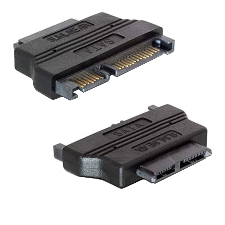 Slimline SATA 13 Pin to SATA 22 Pin Converter Adapter - eSATA & SATA & IDE by buy2fix | Online Shopping UK | buy2fix