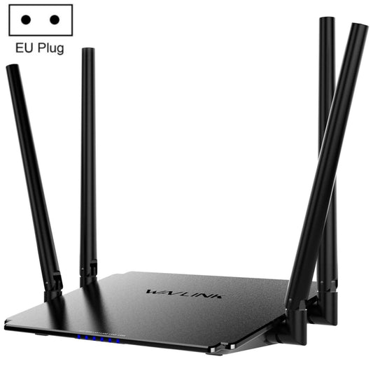 WAVLINK WN532A3 WPA2-PSK 300Mbps Dual Band Wireless Repeater AC1200M Wireless Routers, Plug:EU Plug - Wireless Routers by buy2fix | Online Shopping UK | buy2fix