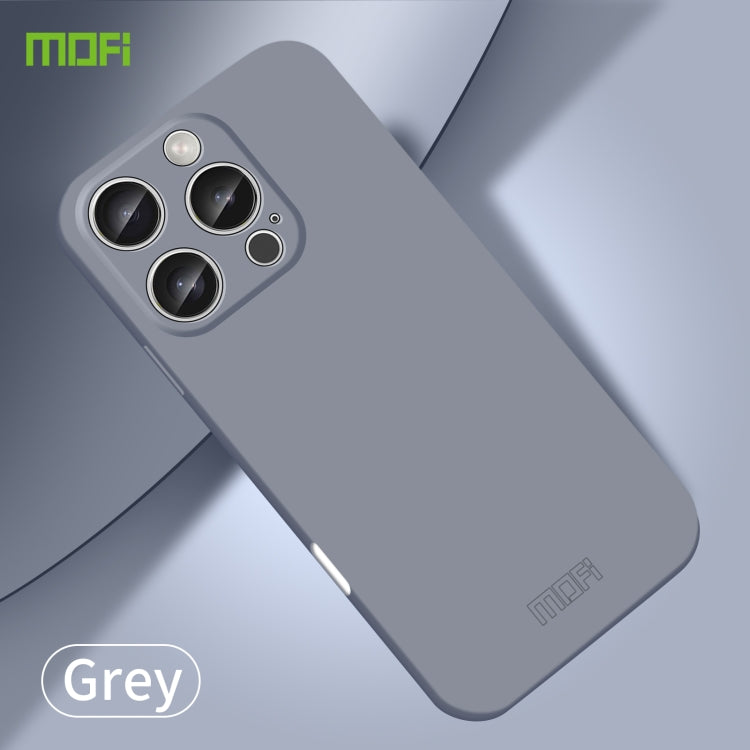 For iPhone 16 Pro Max MOFI Qin Series Skin Feel All-inclusive PC Phone Case(Gray) - iPhone 16 Pro Max Cases by MOFI | Online Shopping UK | buy2fix