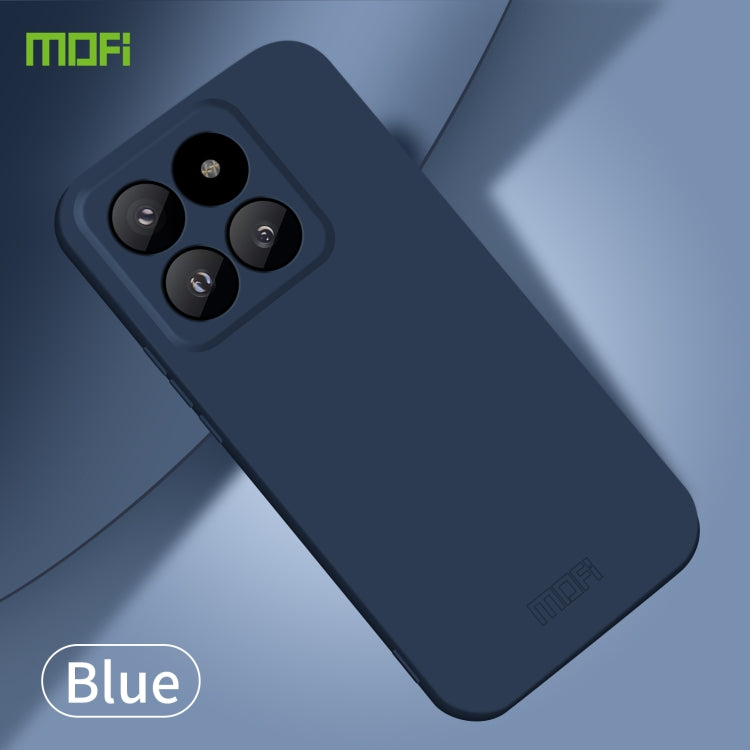 For Xiaomi 14 Pro MOFI Qin Series Skin Feel All-inclusive PC Phone Case(Blue) - 14 Pro Cases by MOFI | Online Shopping UK | buy2fix