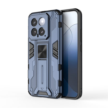 For Xiaomi 14 Supersonic Armor PC Hybrid TPU Phone Case(Blue) - 14 Cases by buy2fix | Online Shopping UK | buy2fix