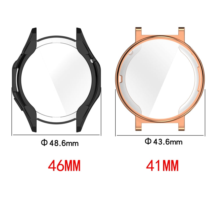 For Huawei Watch GT4 41mm Full Coverage TPU Electroplated Watch Protective Case(Transparent White) - Watch Cases by buy2fix | Online Shopping UK | buy2fix