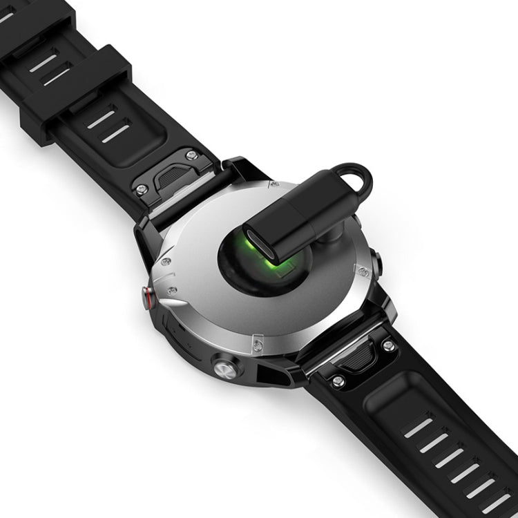 JUNSUNMAY For Garmin Venu 3 / Venu 3S Smart Watch Charging Data Sync Adapter, Interface:Type-C Port - Charger by JUNSUNMAY | Online Shopping UK | buy2fix