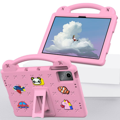 For Xiaomi Redmi Pad SE 11 2023  Handle Kickstand Children EVA Shockproof Tablet Case(Pink) - More Tablet Cases by buy2fix | Online Shopping UK | buy2fix