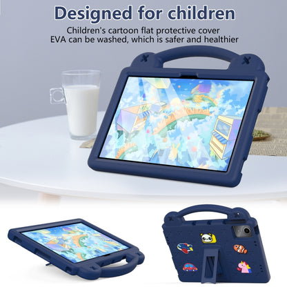 For Huawei MatePad SE 11 2024 Handle Kickstand Children EVA Shockproof Tablet Case(Navy Blue) - Huawei by buy2fix | Online Shopping UK | buy2fix