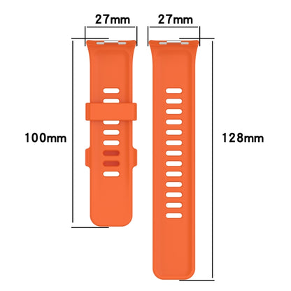 For Redmi Watch 4 Solid Color Silicone Sports Watch Band(Red) - Watch Bands by buy2fix | Online Shopping UK | buy2fix