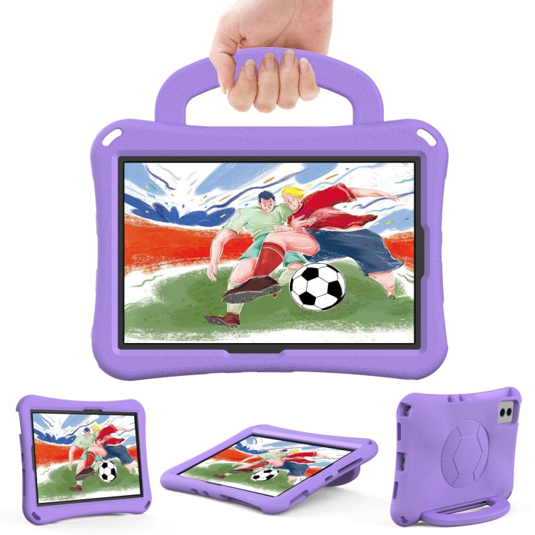 For Samsung Galaxy Tab S7 11 T870/T875 2020 Handle Football Shaped EVA Shockproof Tablet Case(Light Purple) - Galaxy Tab S7 by buy2fix | Online Shopping UK | buy2fix