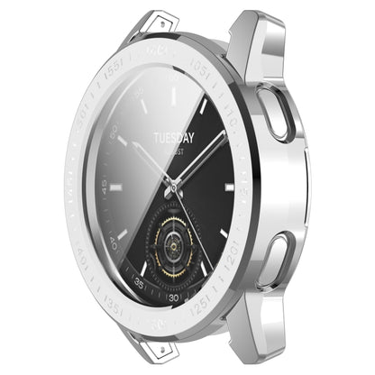 For Xiaomi Watch S3 Full Package TPU Electroplated Watch Protective Case(Silver) - Watch Cases by buy2fix | Online Shopping UK | buy2fix