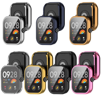 For Redmi Watch 4 Full Package TPU Electroplated Watch Protective Case(Pink) - Watch Cases by buy2fix | Online Shopping UK | buy2fix