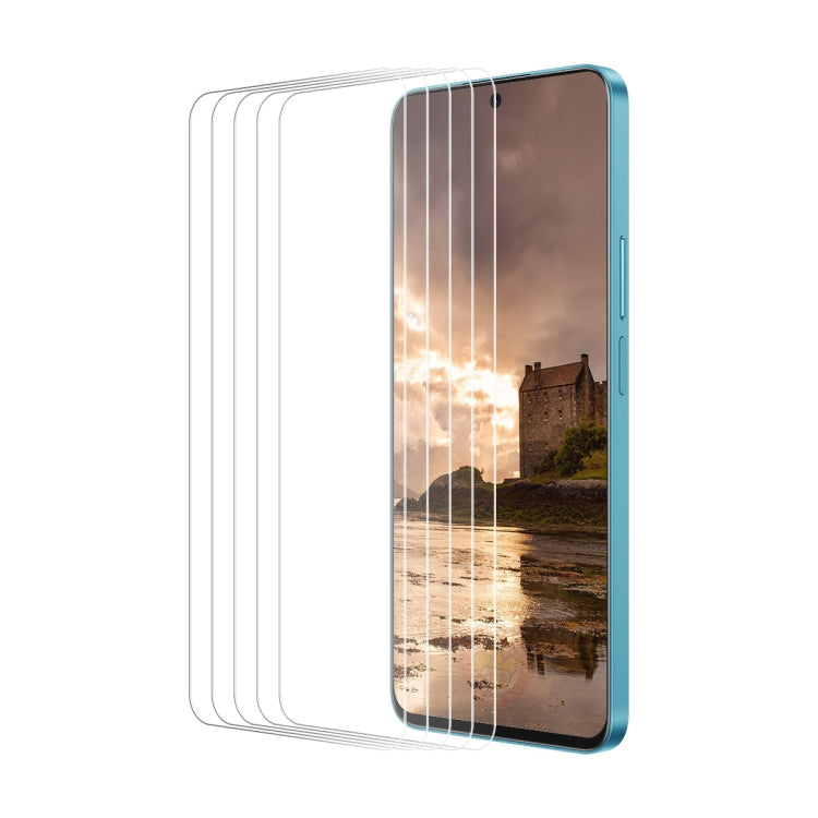 For OPPO A2 5pcs ENKAY 9H Big Arc Edge High Aluminum-silicon Tempered Glass Film - OPPO Tempered Glass by ENKAY | Online Shopping UK | buy2fix