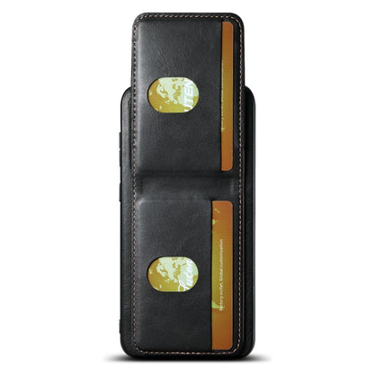 For Samsung Galaxy S24+ 5G Suteni H03 Oil Wax Leather Wallet Stand Back Phone Case(Black) - Galaxy S24+ 5G Cases by Suteni | Online Shopping UK | buy2fix