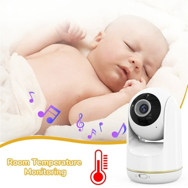VB803 Built-in Lullabies PTZ Rotation HD Baby Security Camera 5-inch Baby Monitor(UK Plug) - Baby Monitor by buy2fix | Online Shopping UK | buy2fix