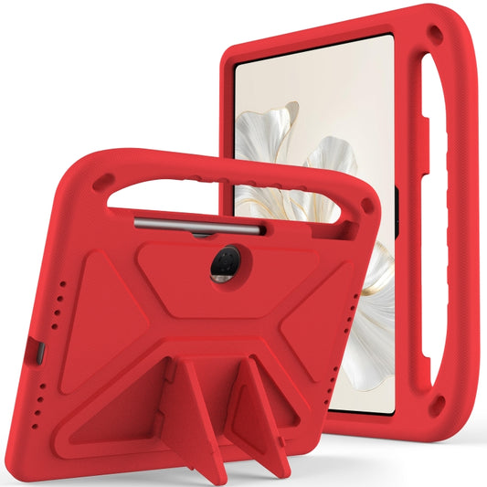 For Honor Pad 9 12.1 Handle EVA Shockproof Tablet Case with Holder(Red) - Honor by buy2fix | Online Shopping UK | buy2fix