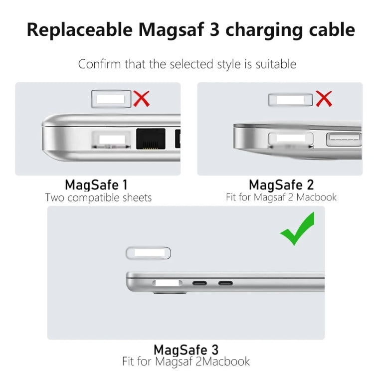 PD100W MagSafe 3 to Type-C Female Magnetic Charging Adapter for MacBook(Black) - Cable & Adapter by buy2fix | Online Shopping UK | buy2fix