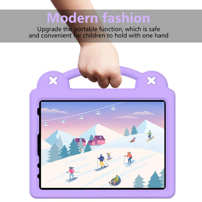 For  iPad Pro 11 2024 Handle Kickstand Children EVA Shockproof Tablet Case(Light Purple) - iPad Pro 11 2024 Cases by buy2fix | Online Shopping UK | buy2fix