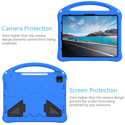 For iPad Air 13 2024 EVA Shockproof Tablet Case with Holder(Blue) - iPad Air 13 2024 Cases by buy2fix | Online Shopping UK | buy2fix