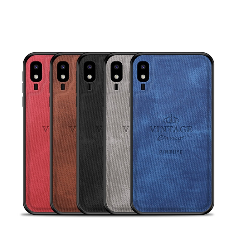 PINWUYO Shockproof Waterproof Full Coverage PC + TPU + Skin Protective Case for Galaxy A2 Core(Brown) - Galaxy Phone Cases by PINWUYO | Online Shopping UK | buy2fix