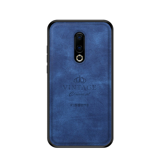 PINWUYO Shockproof Waterproof Full Coverage PC + TPU + Skin Protective Case for Meizu 16 Plus(Blue) - Meizu by PINWUYO | Online Shopping UK | buy2fix