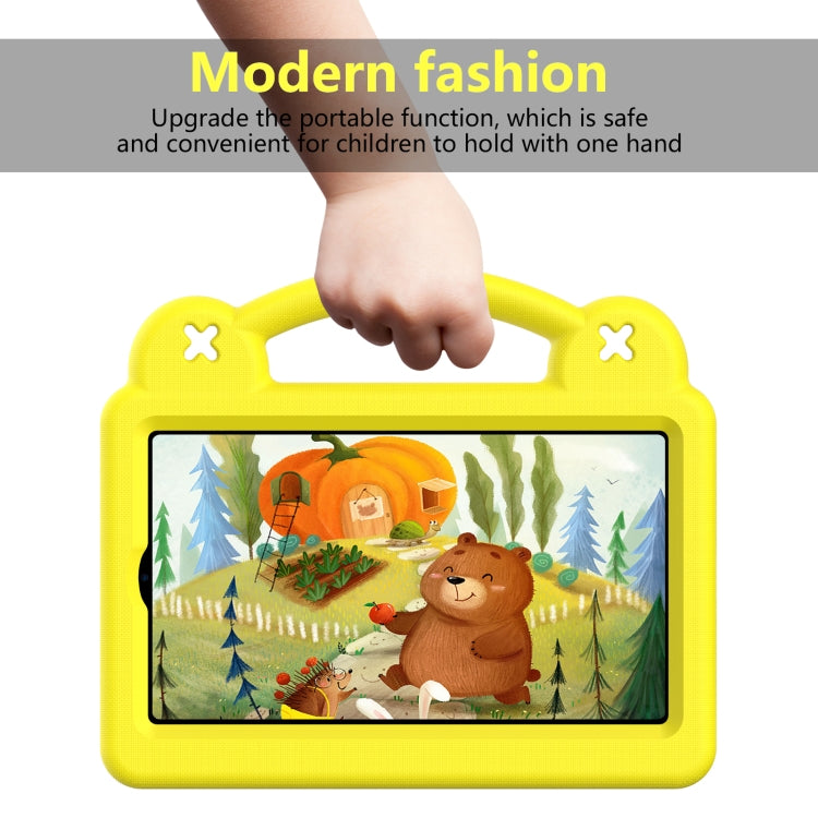 For Walmart Onn 7.0 Gen4 2024 Handle Kickstand Children EVA Shockproof Tablet Case(Yellow) - Others by buy2fix | Online Shopping UK | buy2fix