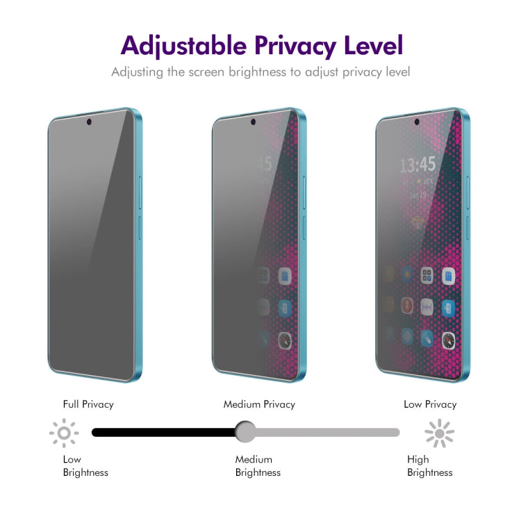 For Motorola Moto G Stylus 5G 2024 2pcs ENKAY Hat-Prince 28 Degree Anti-peeping Privacy Tempered Glass Film - Motorola Tempered Glass by ENKAY | Online Shopping UK | buy2fix