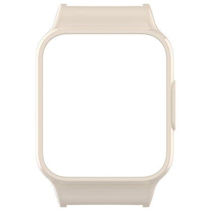 For Redmi Watch 2 Half Pack PC Watch Protective Case(Creamy White) - Watch Cases by buy2fix | Online Shopping UK | buy2fix