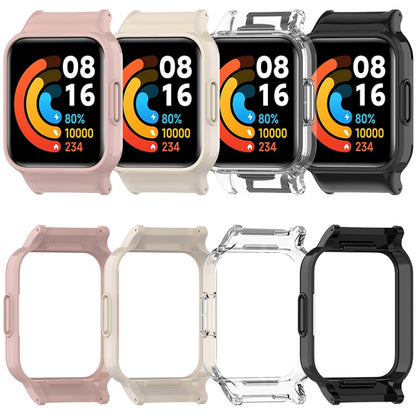 For Redmi Watch 3 Active Half Pack PC Watch Protective Case(Creamy White) - Watch Cases by buy2fix | Online Shopping UK | buy2fix