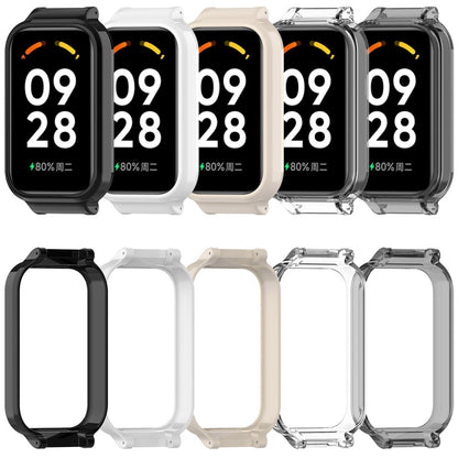 For Redmi Band 2 Half Pack PC Watch Protective Case(White) - Watch Cases by buy2fix | Online Shopping UK | buy2fix