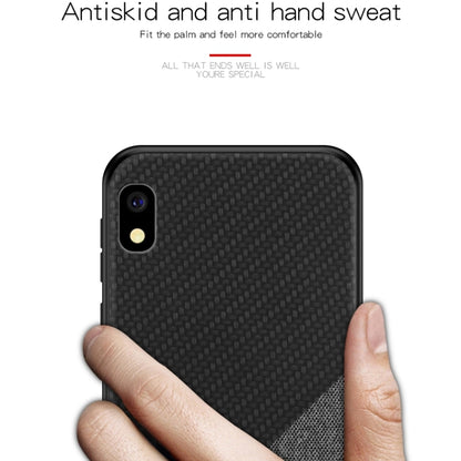 PINWUYO Honors Series Shockproof PC + TPU Protective Case for Galaxy A10(Black) - Galaxy Phone Cases by PINWUYO | Online Shopping UK | buy2fix