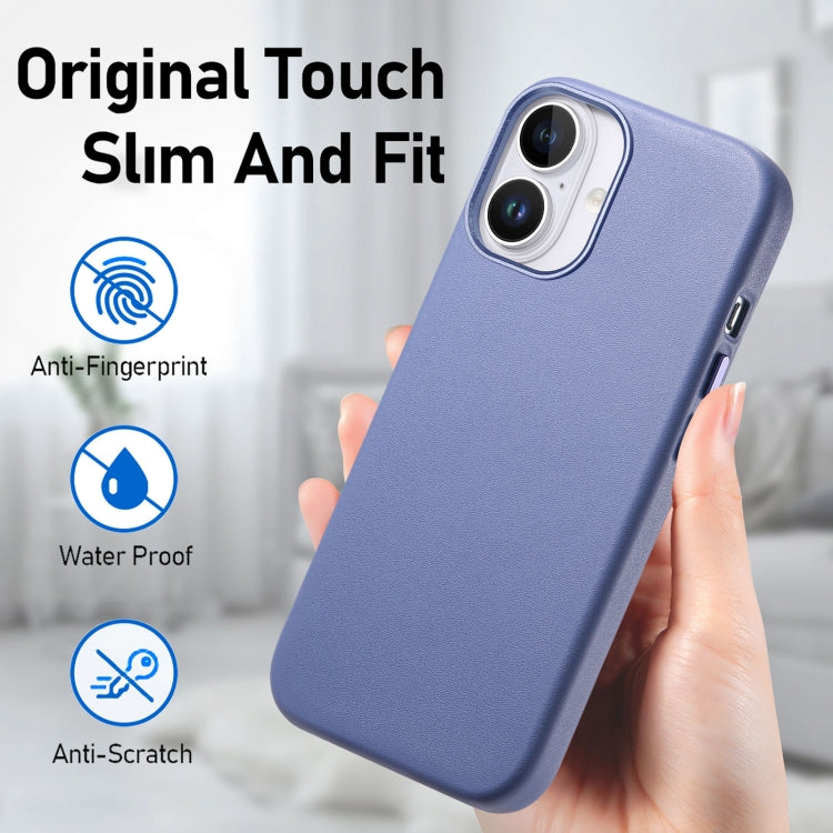 For iPhone 16 Pro Electroplated Metal Button Shockproof Phone Case(Blue) - iPhone 16 Pro Cases by buy2fix | Online Shopping UK | buy2fix