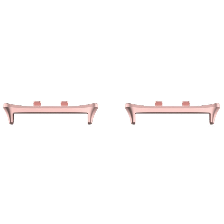 For Honor Watch 5 1 Pair 22mm Stainless Steel Metal Watch Band Connector(Rose Pink) - Other by buy2fix | Online Shopping UK | buy2fix