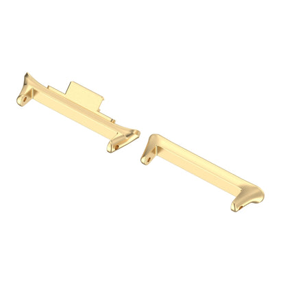 For Xiaomi Smart Band 9 Pro 1 Pair 20mm 316 Stainless Steel Metal Watch Band Connector(Gold) - For Xiaomi by buy2fix | Online Shopping UK | buy2fix