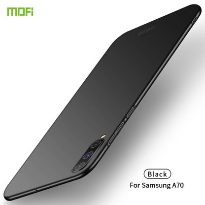 For Galaxy A70 MOFI Frosted PC Ultra-thin Hard Case(Black) - Galaxy Phone Cases by MOFI | Online Shopping UK | buy2fix