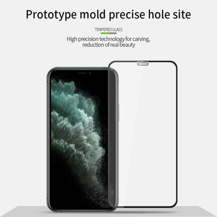 For iPhone 11 Pro PINWUYO 9H 2.5D Full Screen Tempered Glass Film(Black) - iPhone 11 Pro Tempered Glass by PINWUYO | Online Shopping UK | buy2fix