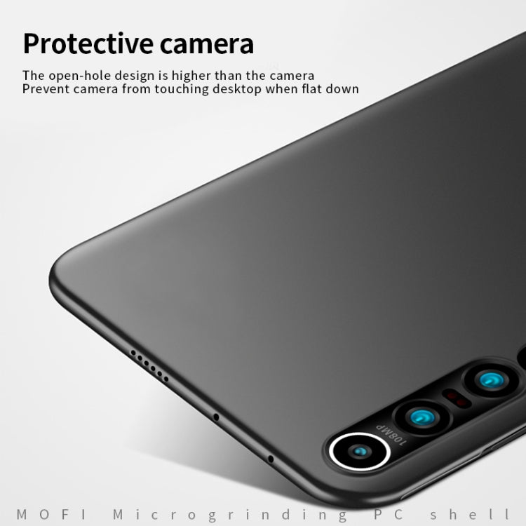 For Xiaomi Mi 10 Pro MOFI Frosted PC Ultra-thin Hard Case(Black) - Xiaomi Cases by MOFI | Online Shopping UK | buy2fix