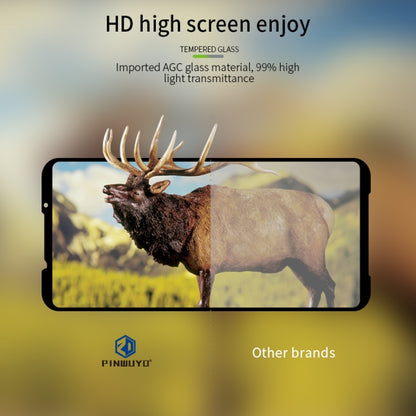 For Xiaomi Black Shark 3 PINWUYO 9H 2.5D Full Screen Tempered Glass Film(Black) -  by PINWUYO | Online Shopping UK | buy2fix