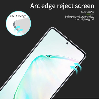 For Galaxy A81 / Note 10 Lite MOFI 9H 2.5D Full Screen Tempered Glass Film(Black) - Galaxy Tempered Glass by MOFI | Online Shopping UK | buy2fix