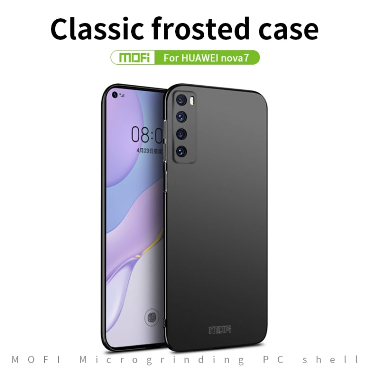 For Huawei Nova 7 MOFI Frosted PC Ultra-thin Hard Case(Blue) - Huawei Cases by MOFI | Online Shopping UK | buy2fix