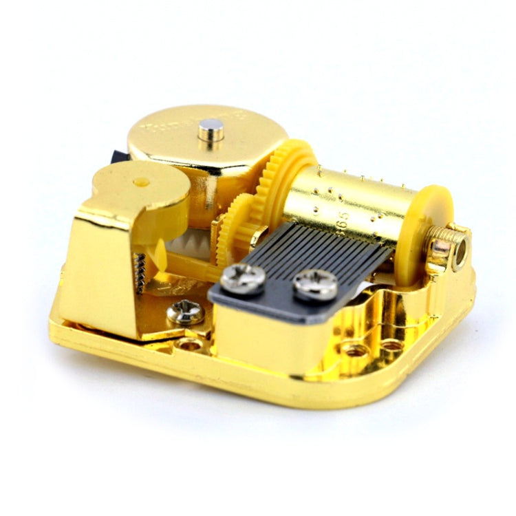 Eight-tone Gold-plated Bar Repair Parts DIY Sky City Paperback Music Box(Canon) - Music Box by buy2fix | Online Shopping UK | buy2fix