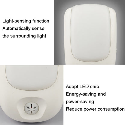 A72 Intelligent LED Sensor Night Light, Plug:UK Plug(White) - Sensor LED Lights by buy2fix | Online Shopping UK | buy2fix