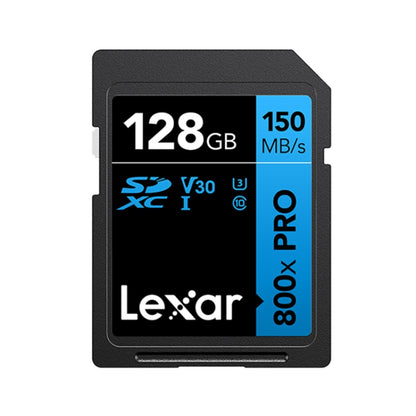 Lexar SD-800X Pro High Speed SD Card SLR Camera Memory Card, Capacity: 128GB - SD Card by Lexar | Online Shopping UK | buy2fix