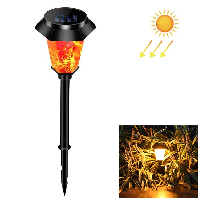 Solar Flame Dynamic Landscape Lamp LED Outdoor Garden Lawn Light - Solar Lights by buy2fix | Online Shopping UK | buy2fix