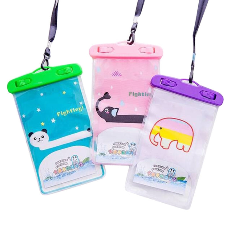 10 PCS Large Outdoor Photo Transparent Waterproof Cartoon Mobile Phone Bag, Style:Little Cat - Waterproof Bag by buy2fix | Online Shopping UK | buy2fix