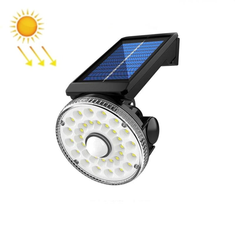 32 LED Solar Wall Light Outdoor Waterproof Human Body Induction Garden Lamp Street Light - Solar Lights by buy2fix | Online Shopping UK | buy2fix