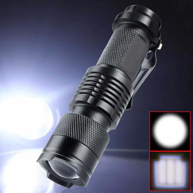 LED Outdoor Rechargeable Telescopic Zoom Mini Glare Flashlight, Specification:Single - Mini Flashlight by buy2fix | Online Shopping UK | buy2fix