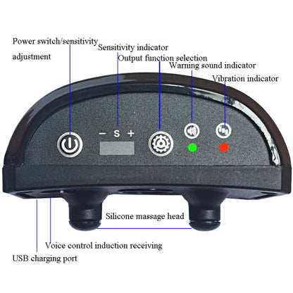 Rechargeable Waterproof Intelligent Identification Automatic Lock Bark Stop(Green) - Training Aids by buy2fix | Online Shopping UK | buy2fix